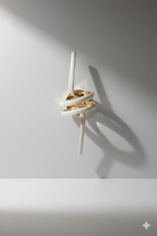 Champagne Metal Wall Light 3 Light Modes White / Warm / Daylight – Model 01W