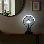 Black Metal Table Lamp 3 Light Modes White / Warm / Daylight – Model 2675