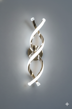 Champagne Metal Wall Light 3 Light Modes White / Warm / Daylight – Model 8808